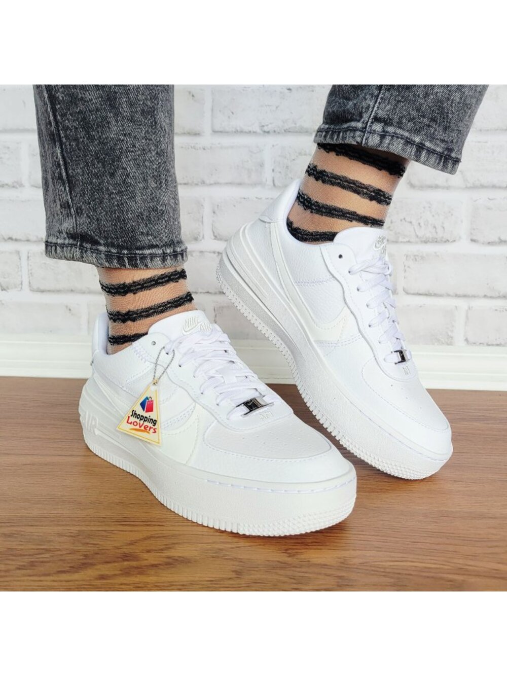 ❤️Nike Air Force 1 PLT.AF.ORM Sz 7.5 Womens Shoes Basic Sneaker White DJ9946-100